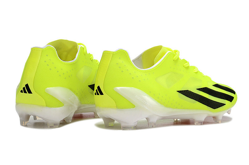CHUTEIRA ADIDAS X CRAZYFAST+ CAMPO "SOLAR ENERGY" - AMARELO