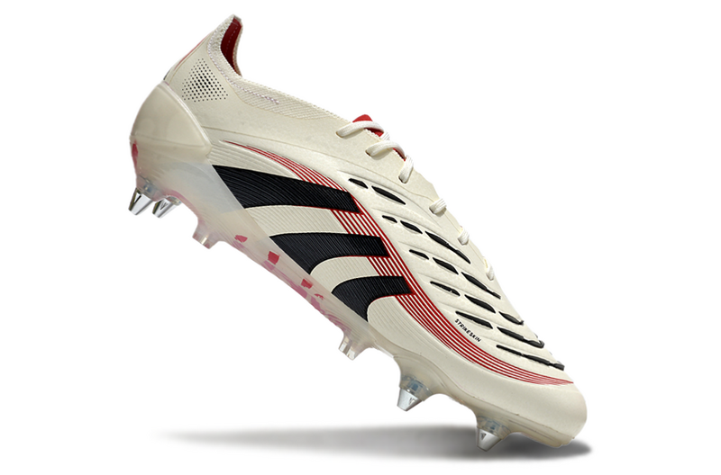 ADIDAS PREDATOR 25 ELITE TRAVA MISTA - BEGE E PRETA