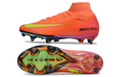 CHUTEIRA NIKE AIR ZOOM MERCURIAL SUPERFLY 10 ELITE TRAVA MISTA "COSMIC SPEED 2" - LARANJA E AMARELA