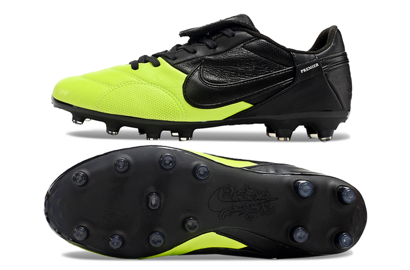 CHUTEIRA NIKE PREMIER III ELITE CAMPO - VERDE E PRETA