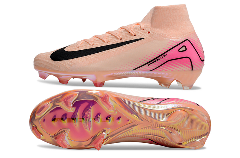 CHUTEIRA NIKE AIR ZOOM MERCURIAL SUPERFLY 10 ELITE CAMPO - ROSA E PRETA