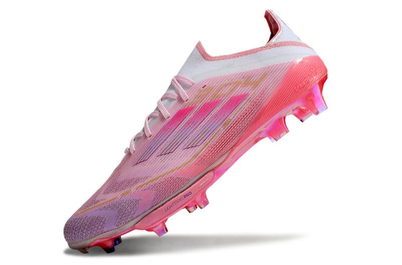 CHUTEIRA ADIDAS F50.1 LIGHTSTRIKE PRO ELITE CAMPO "LAMINE YAMAL 304" - ROSA
