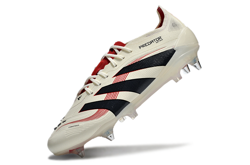 ADIDAS PREDATOR 25 ELITE TRAVA MISTA - BEGE E PRETA