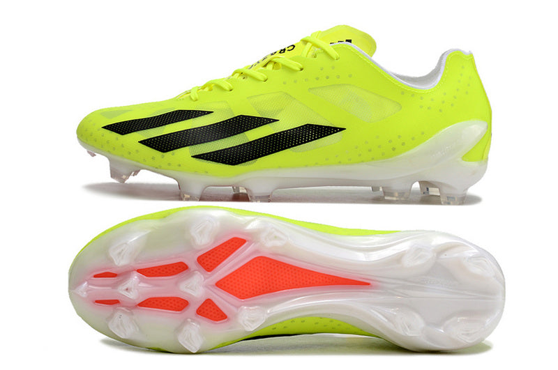 CHUTEIRA ADIDAS X CRAZYFAST+ CAMPO "SOLAR ENERGY" - AMARELO