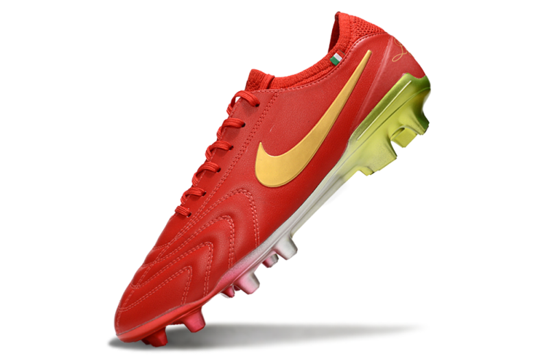 CHUTEIRA NIKE TIEMPO LEGEND 10 ELITE CAMPO "LUXE" - VERMELHA