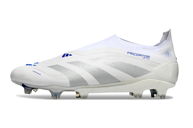 ADIDAS PREDATOR 25 LACELESS ELITE CAMPO "POLAR VICTORY" - BRANCA E AZUL