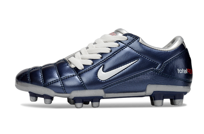 CHUTEIRA NIKE TOTAL 90 III CAMPO - CINZA E AZUL