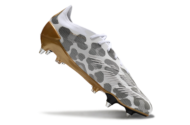 ADIDAS PREDATOR 24 ELITE TRAVA MISTA "GENERATION PRED 2.0" - BRANCFA E DOURADA