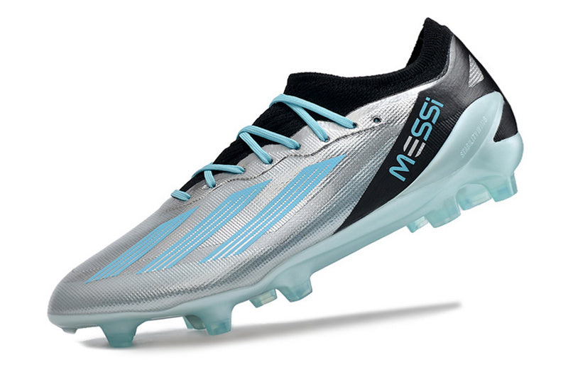 CHUTEIRA ADIDAS X CRAZYFAST.1 CAMPO "INFINITO" - CINZA E AZUL