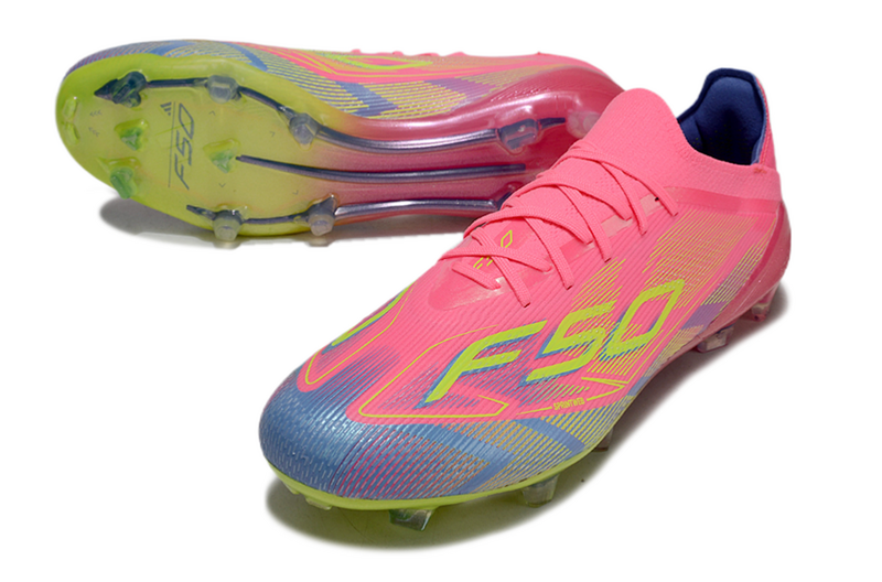 ADIDAS F50.1 ELITE CAMPO "MIAMI VICE" - ROSA E VERDE