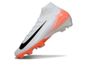 CHUTEIRA NIKE AIR ZOOM MERCURIAL SUPERFLY 10 ELITE CAMPO - BRANCA E LARANJA
