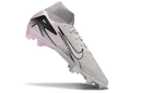 CHUTEIRA NIKE AIR ZOOM MERCURIAL SUPERFLY 10 ELITE CAMPO - CINZA E ROSA
