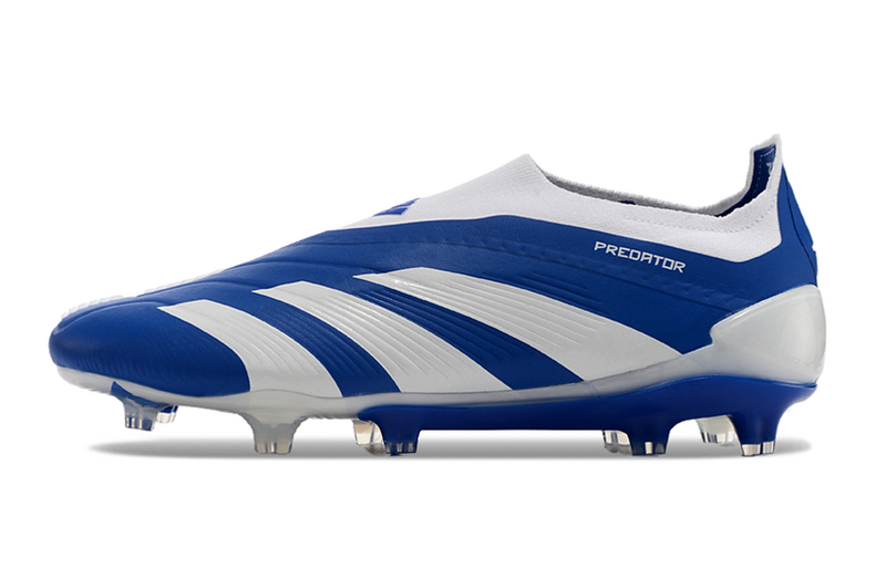 ADIDAS PREDATOR 24 LACELESS ELITE CAMPO - AZUL E BRANCA