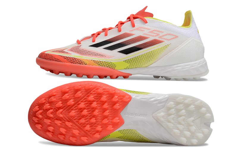 CHUTEIRA ADIDAS F50 SOCIETY - BRANCA E VERMELHA