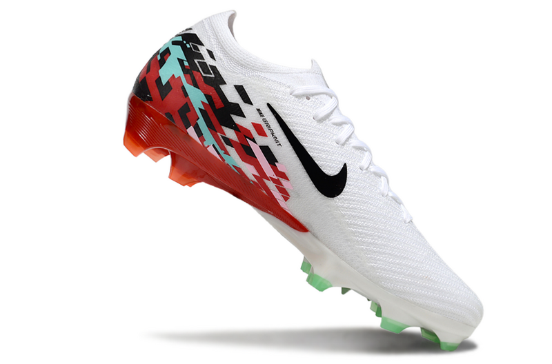 CHUTEIRA NIKE AIR ZOOM MERCURIAL VAPOR 16 ELITE CAMPO - BRANCA E VERMELHA