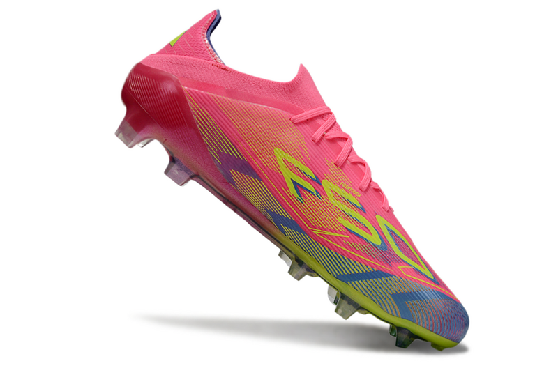 ADIDAS F50.1 ELITE CAMPO "MIAMI VICE" - ROSA E VERDE