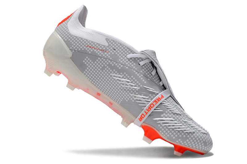 ADIDAS PREDATOR 24 FT ELITE CAMPO - BRANCA E LARANJA