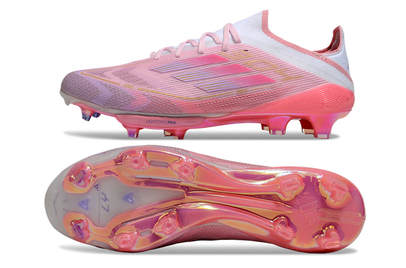 CHUTEIRA ADIDAS F50.1 LIGHTSTRIKE PRO ELITE CAMPO "LAMINE YAMAL 304" - ROSA