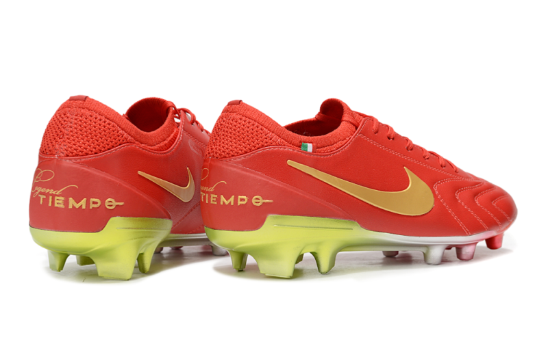 CHUTEIRA NIKE TIEMPO LEGEND 10 ELITE CAMPO "LUXE" - VERMELHA