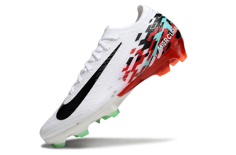 CHUTEIRA NIKE AIR ZOOM MERCURIAL VAPOR 16 ELITE CAMPO - BRANCA E VERMELHA