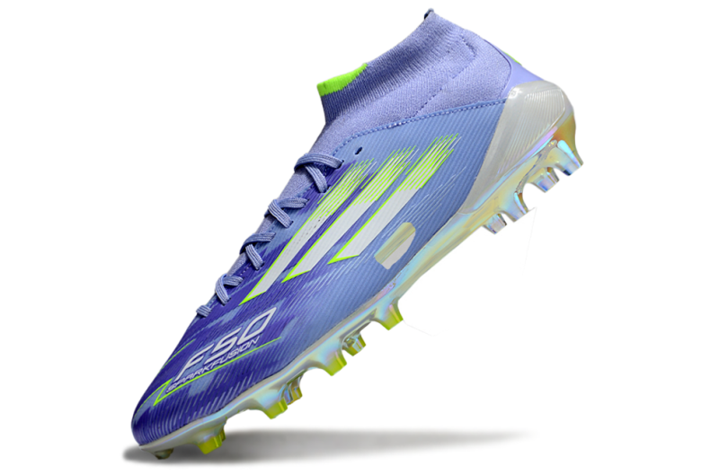 ADIDAS F50.1 MID ELITE CAMPO - ROXA E VERDE
