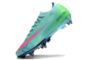 CHUTEIRA NIKE AIR ZOOM MERCURIAL VAPOR 16 ELITE TRAVA MISTA "COSMIC SPEED 2" - VERDE E ROSA