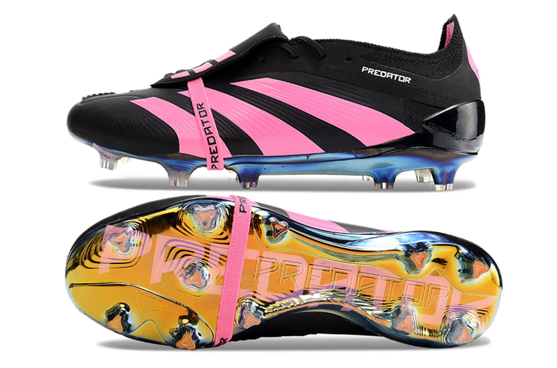 ADIDAS PREDATOR 24 FT ELITE CAMPO - PRETA E ROSA