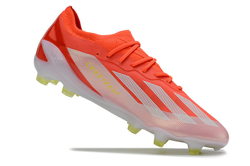 CHUTEIRA ADIDAS X CRAZYFAST.1 CAMPO "ENERGY CITRUS" - SALMÃO