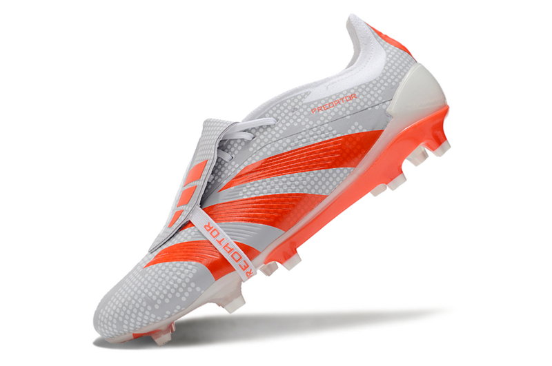 ADIDAS PREDATOR 24 FT ELITE CAMPO - BRANCA E LARANJA