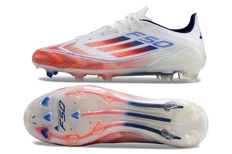 CHUTEIRA ADIDAS F50 ELITE CAMPO "ADVANCEMENT" - BRANCA E COLORIDA