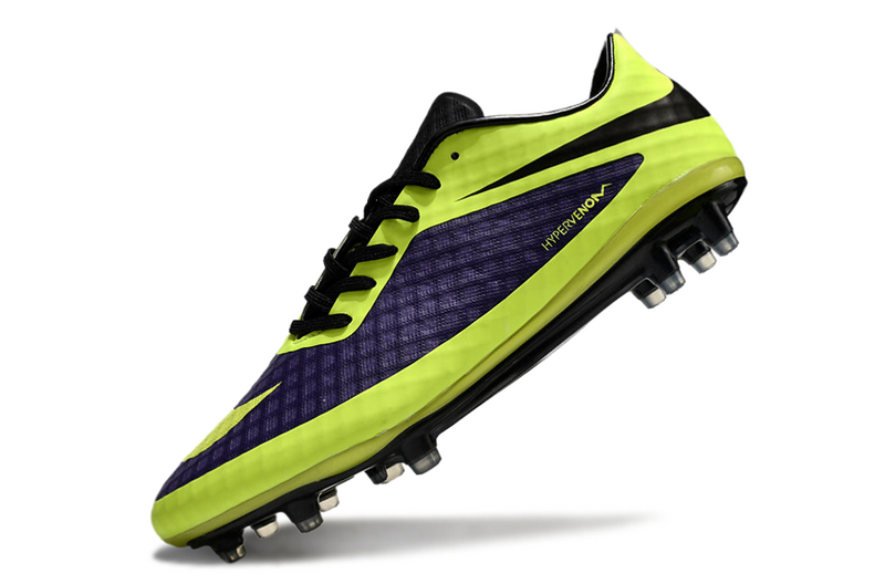 CHUTEIRA NIKE HYPERVENOM ELITE CAMPO - AZUL ESCURO E VERDE