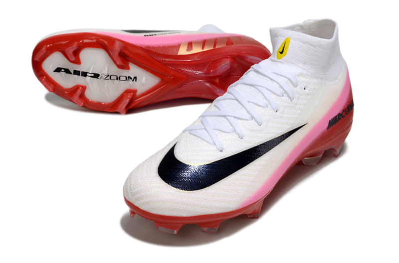CHUTEIRA NIKE AIR ZOOM MERCURIAL SUPERFLY 10 ELITE CAMPO "FEAR NOTHING" - BRANCA E VERMELHA