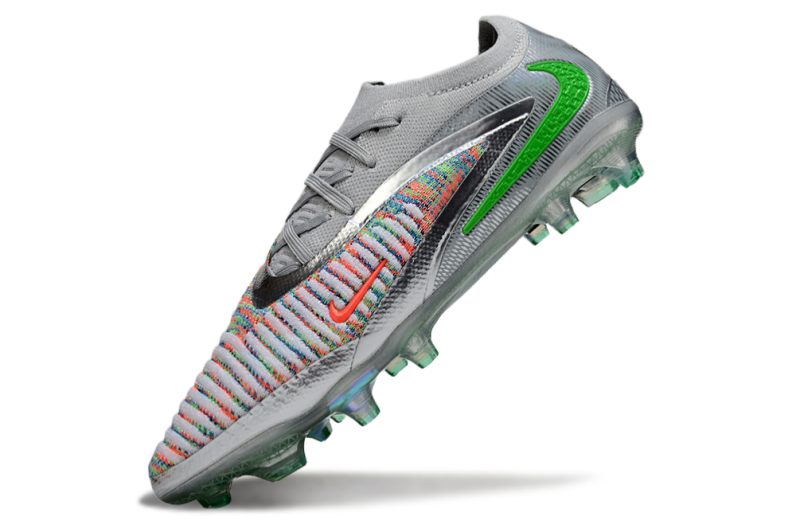 CHUTEIRA NIKE PHANTOM 6 ELITE CAMPO - CINZA E COLORIDA