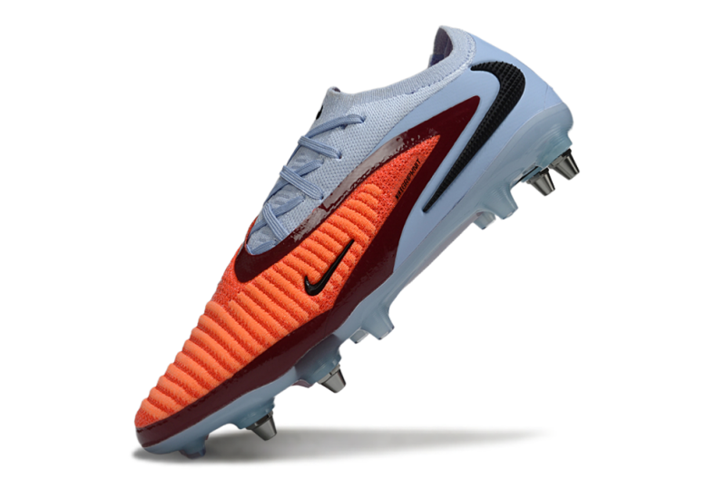 CHUTEIRA NIKE PHANTOM 6 ELITE TRAVA MISTA - AZUL E VERMELHA