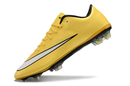 CHUTEIRA NIKE MERCURIAL VAPOR X ELITE FG - AMARELA E BRANCA