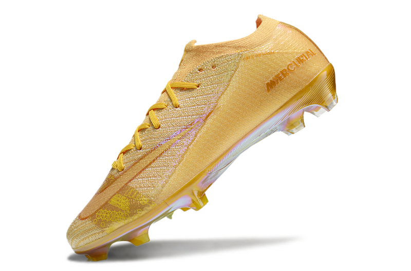 CHUTEIRA NIKE AIR ZOOM MERCURIAL VAPOR 16 ELITE CAMPO "COSMIC SPEED 3" - DOURADA