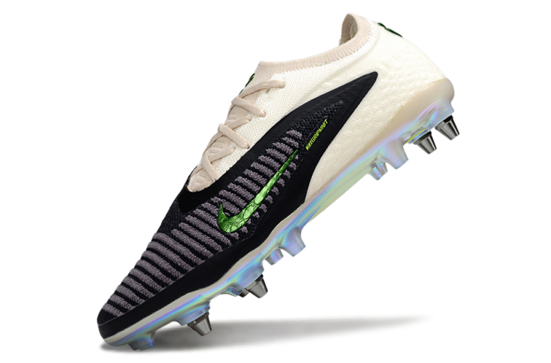 CHUTEIRA NIKE PHANTOM 6 ELITE TRAVA MISTA - BRANCA E PRETA