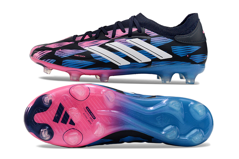CHUTEIRA ADIDAS COPA PURE II CAMPO "RE-EMERGENCE" - AZUL E ROSA