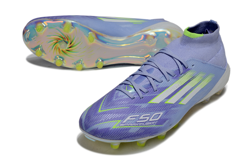 ADIDAS F50.1 MID ELITE CAMPO - ROXA E VERDE