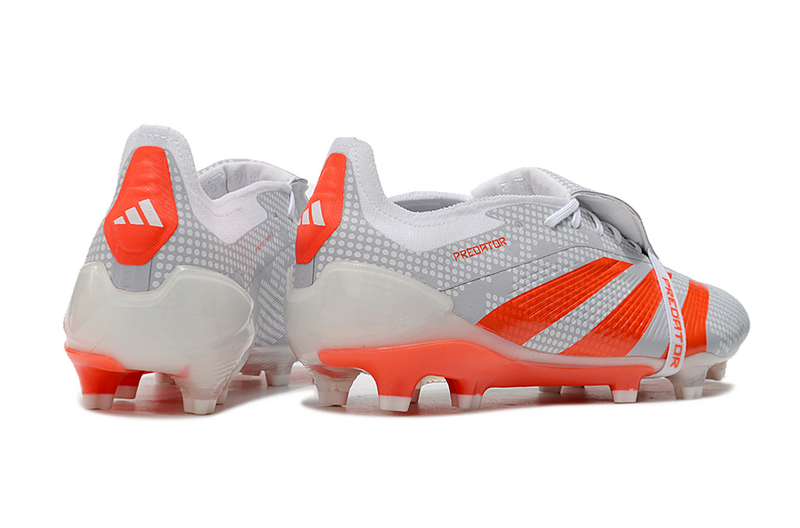 ADIDAS PREDATOR 24 FT ELITE CAMPO - BRANCA E LARANJA