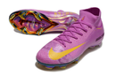 CHUTEIRA NIKE AIR ZOOM MERCURIAL SUPERFLY 10 ELITE CAMPO - ROXA E AMARELA