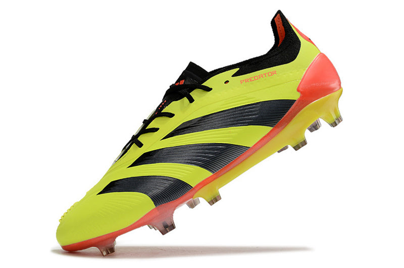ADIDAS PREDATOR 24 ELITE CAMPO "ENERGY CITRUS" - PRETA E AMARELA