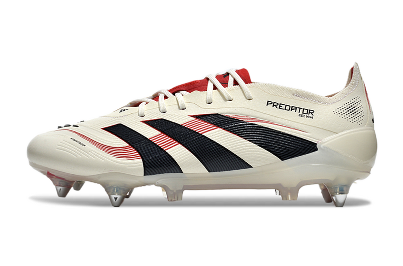 ADIDAS PREDATOR 25 ELITE TRAVA MISTA - BEGE E PRETA