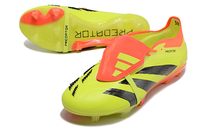ADIDAS PREDATOR 24 FT ELITE CAMPO - AMARELA E LARANJA