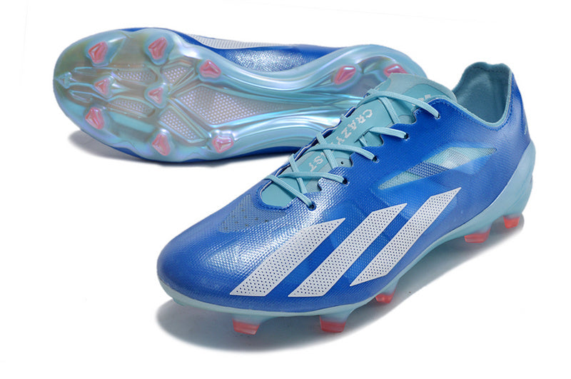 CHUTEIRA ADIDAS X CRAZYFAST+ CAMPO "MARINE RUSH" - AZUL