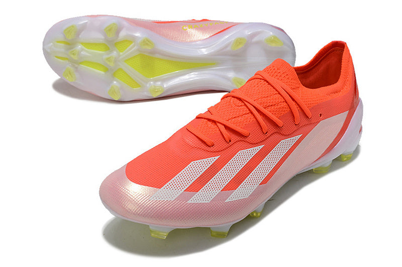 CHUTEIRA ADIDAS X CRAZYFAST.1 CAMPO "ENERGY CITRUS" - SALMÃO