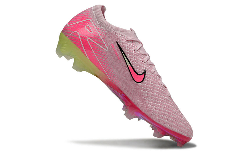 CHUTEIRA NIKE AIR ZOOM MERCURIAL VAPOR 16 ELITE CAMPO - ROSA E AMARELA