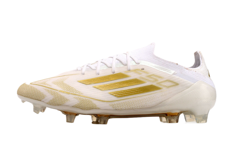ADIDAS F50.1 ELITE CAMPO  "DAY SPARK" – BRANCA E DOURADA