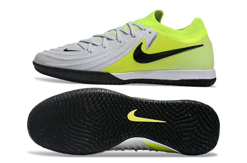 CHUTEIRA NIKE PHANTOM GX II ELITE FUTSAL "MAD VOLTAGE" - BRANCA E AMARELA