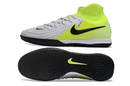 CHUTEIRA NIKE PHANTOM LUNA II ELITE FUTSAL "MAD VOLTAGE" - BRANCA E VERDE